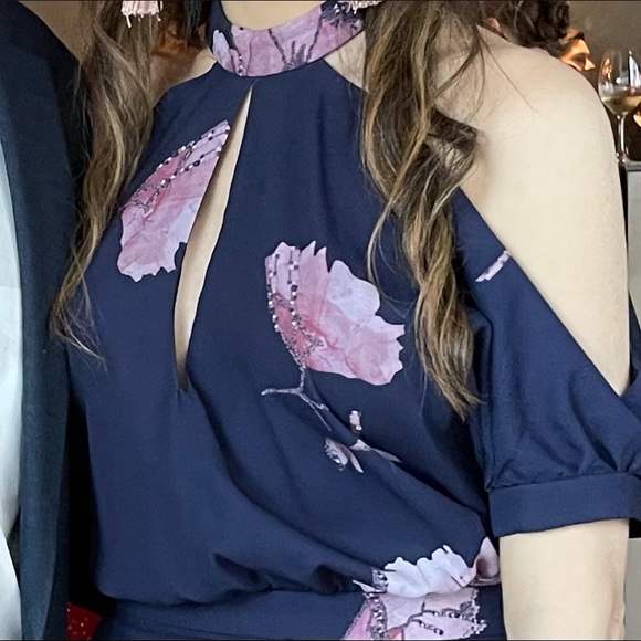 Fame and Partners Floor Length Floral “Aurelia” Dress - Picture 3 of 4